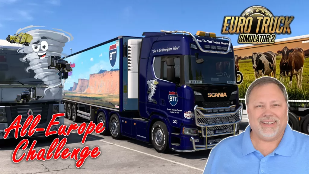 Euro Truck Simulator 2 All-Europe Challenge North Macedonia to Norway