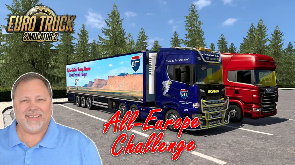 Euro Truck Simulator 2 All-Europe Challenge North Macedonia to Norway 2