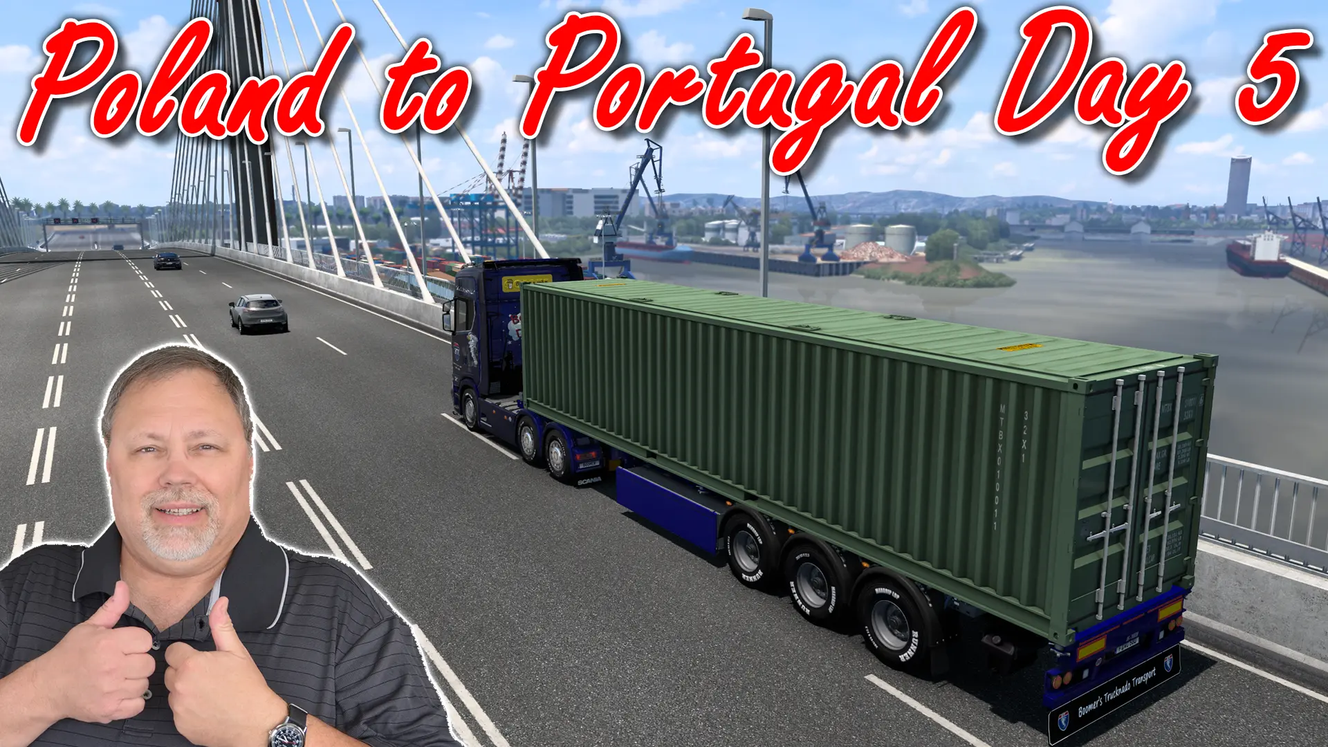 ETS2 Poland to Portugal Day Five Delivery All-Europe Challenge