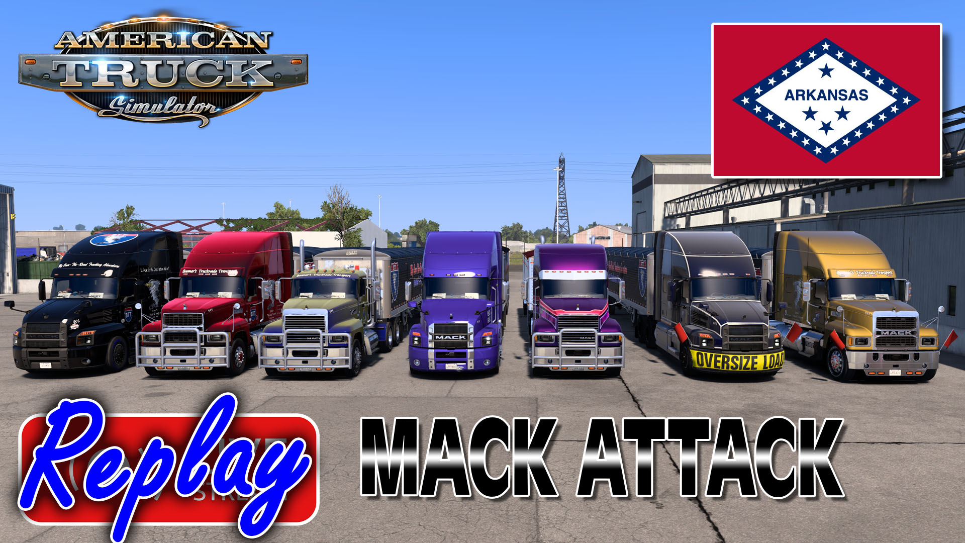 First Arkansas Mack Attack Convoy in ATS Stream Replay