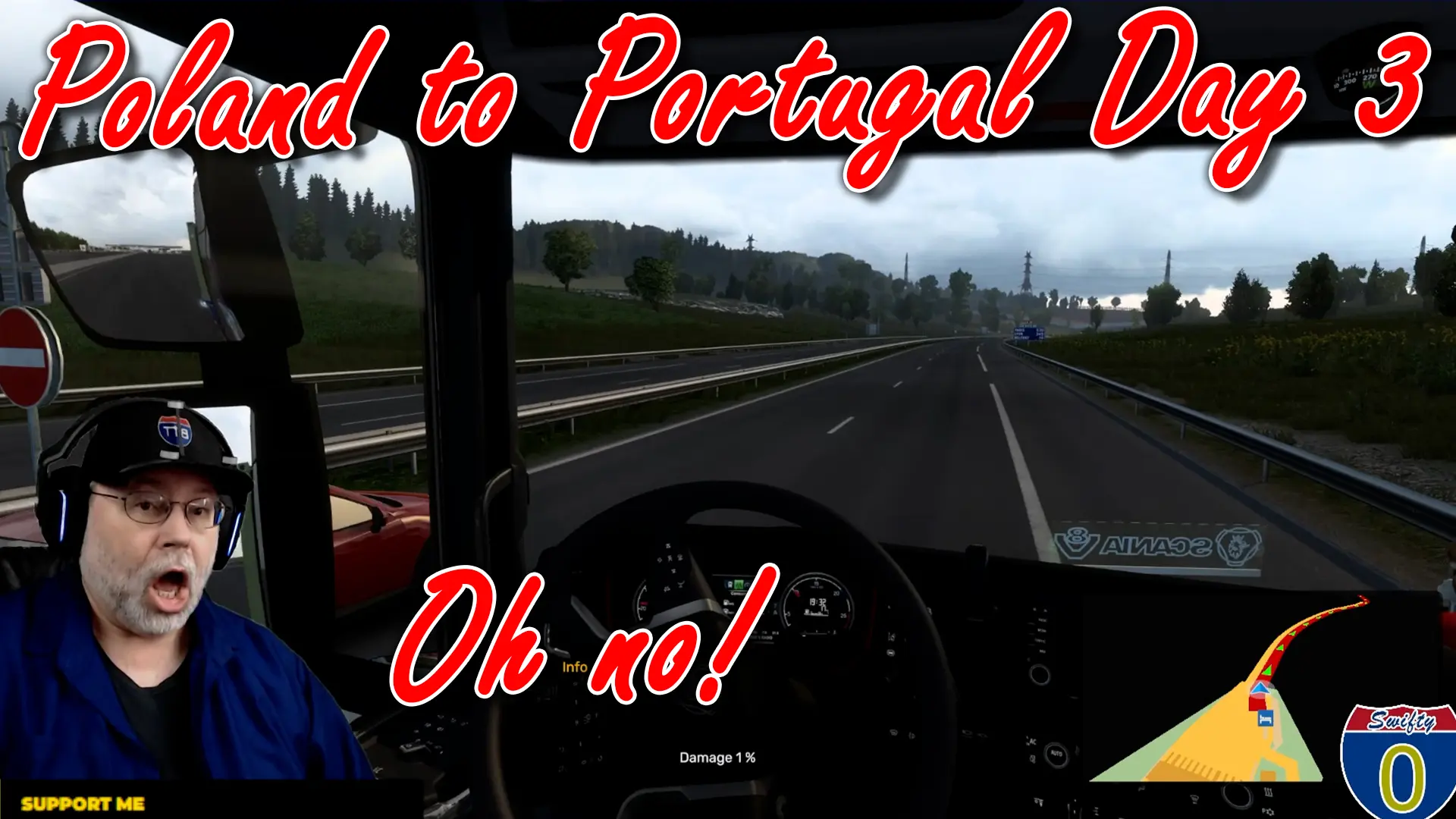 ETS2 Poland to Portugal Day Three All-Europe Challenge